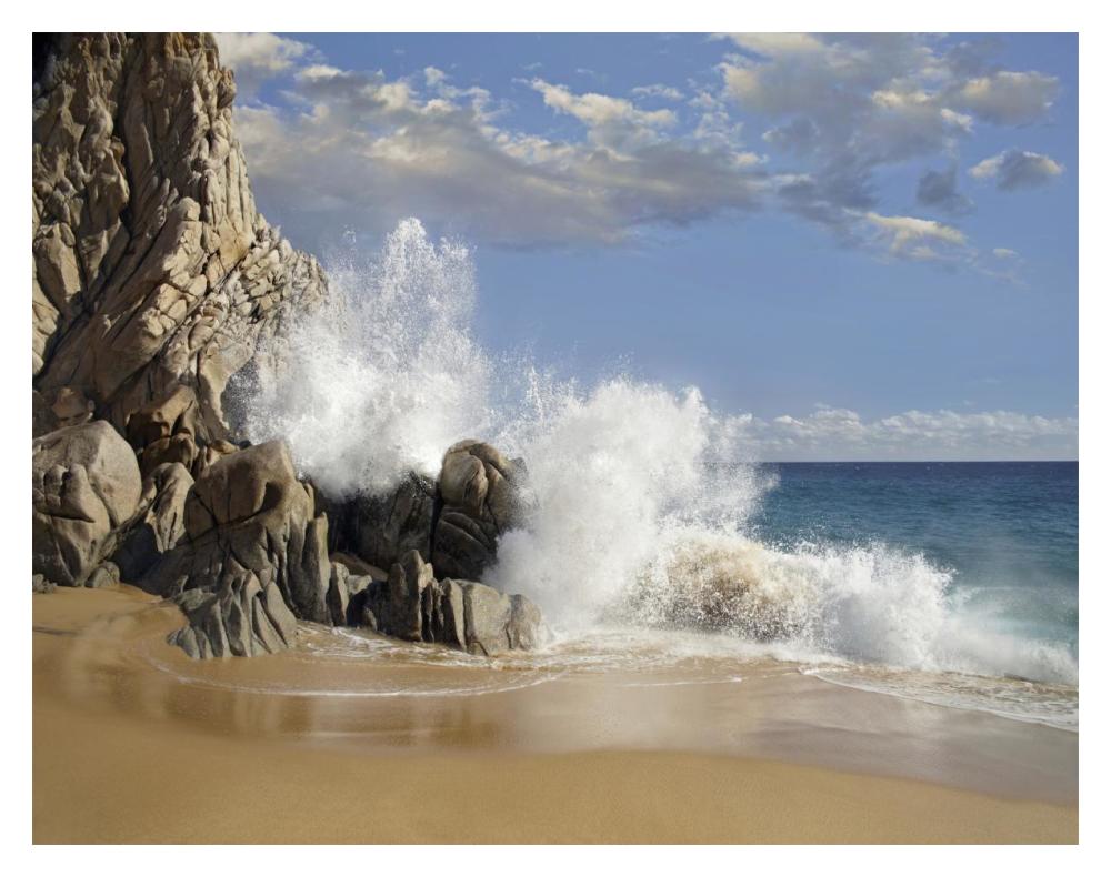 Lover'S Beach With Crashing Waves, Cabo San Lucas, Mexico-Paper Art-18X14
