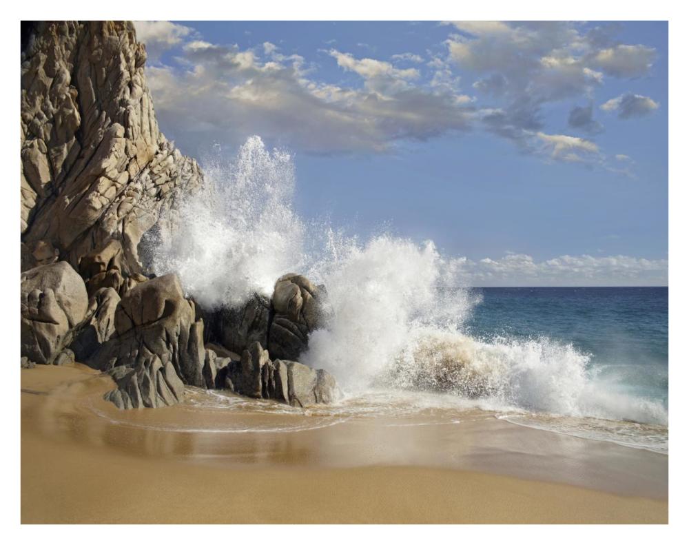 Lover'S Beach With Crashing Waves, Cabo San Lucas, Mexico-Paper Art-34X26