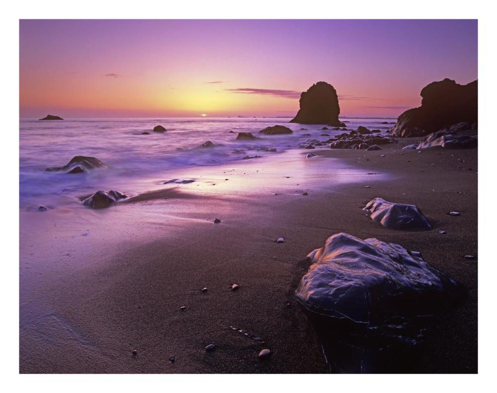 Enderts Beach At Sunset, Redwood National Park, California-Paper Art-26X20