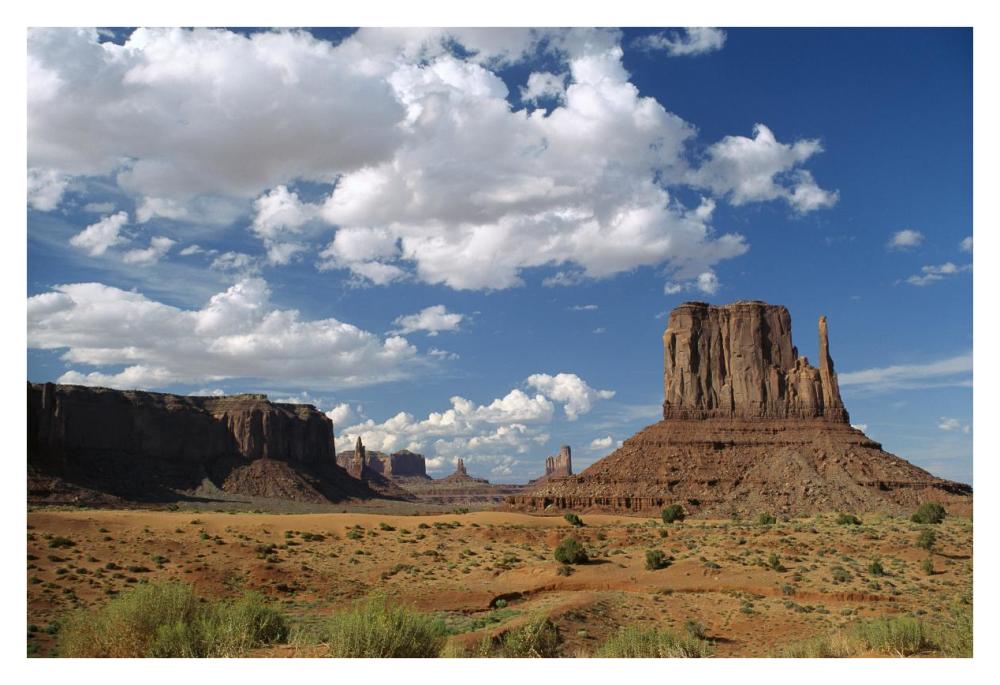 Landscape View, Monument Valley Navajo Tribal Park, Arizona-Paper Art-38X26
