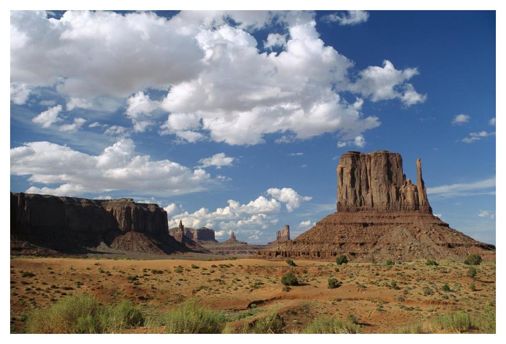 Landscape View, Monument Valley Navajo Tribal Park, Arizona-Paper Art-50X34