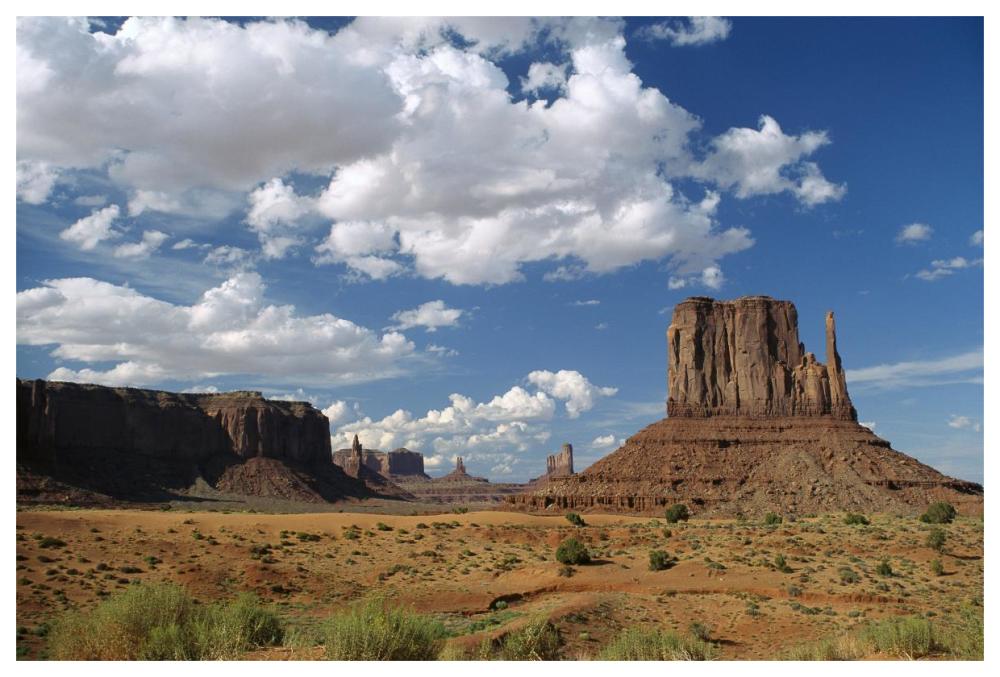 Landscape View, Monument Valley Navajo Tribal Park, Arizona-Paper Art-62X42