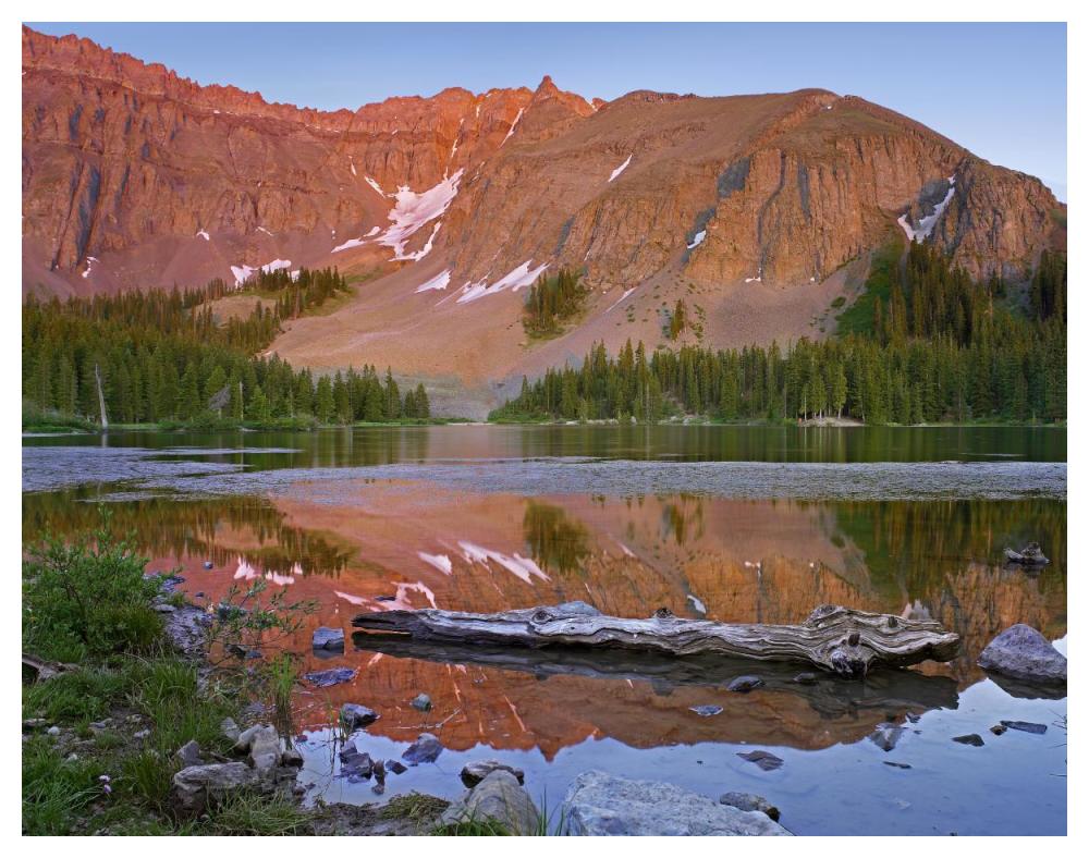 Palmyra Peak Reflected In Alta Lake Near Telluride, Colorado-Paper Art-50X38