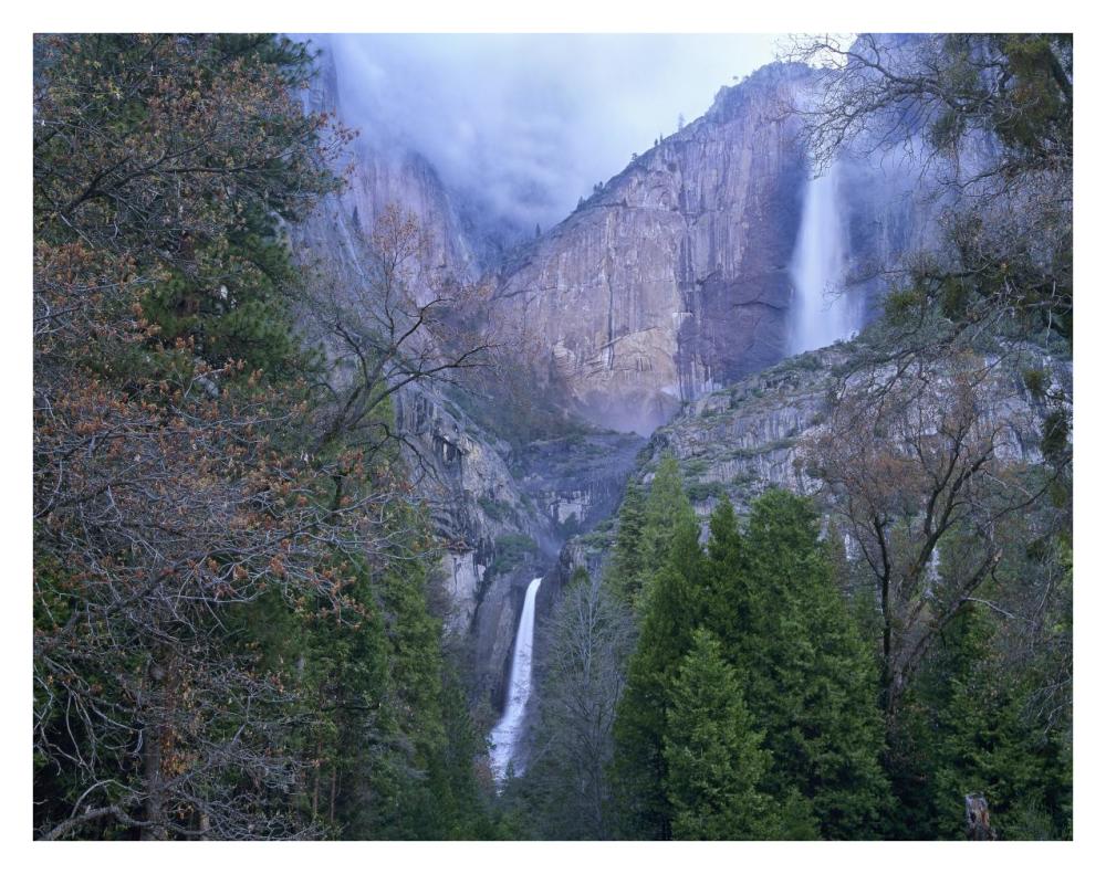 Yosemite Falls In Spring, Yosemite National Park, California-Paper Art-34X26