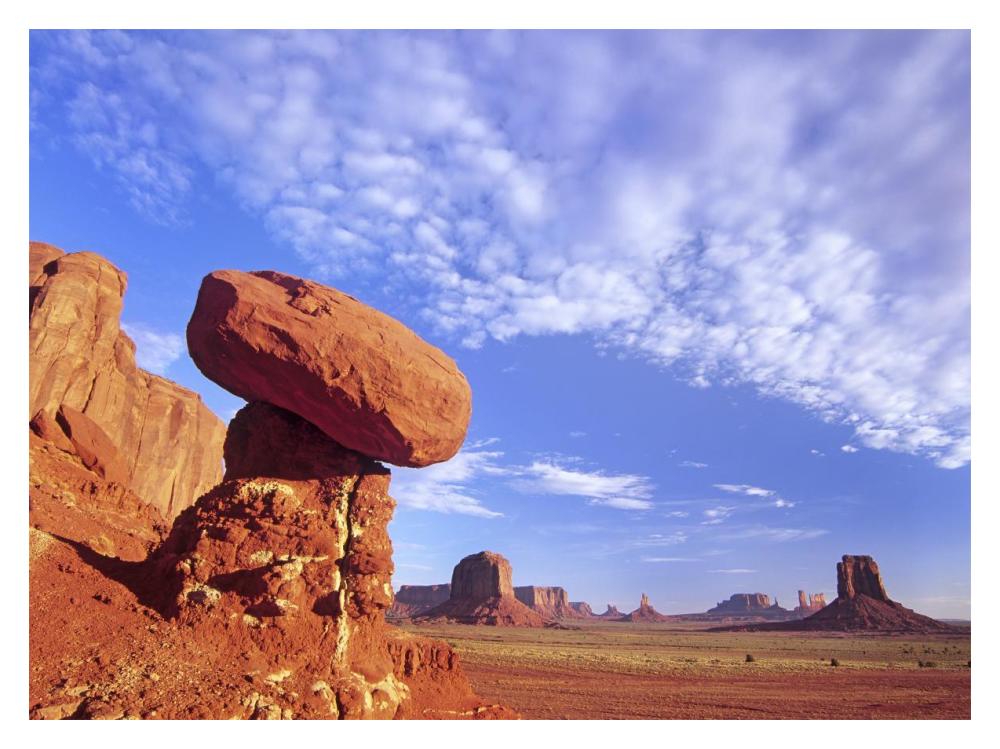 Mushroom Rock In Monument Valley Najavo Tribal Park, Arizona-Paper Art-18X14