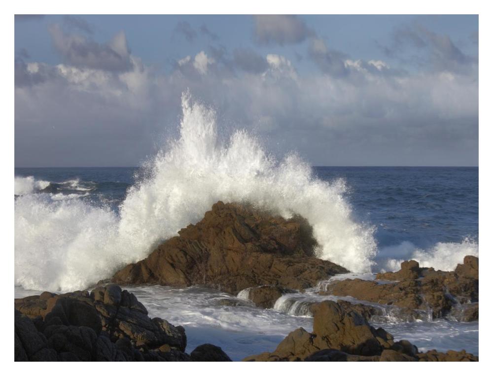 Crashing Waves At Garrapata State Beach, Big Sur, California-Paper Art-18X14