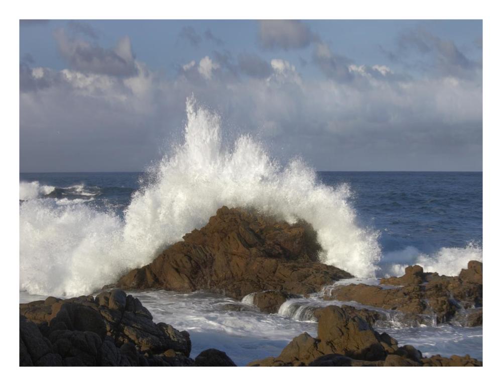 Crashing Waves At Garrapata State Beach, Big Sur, California-Paper Art-26X20