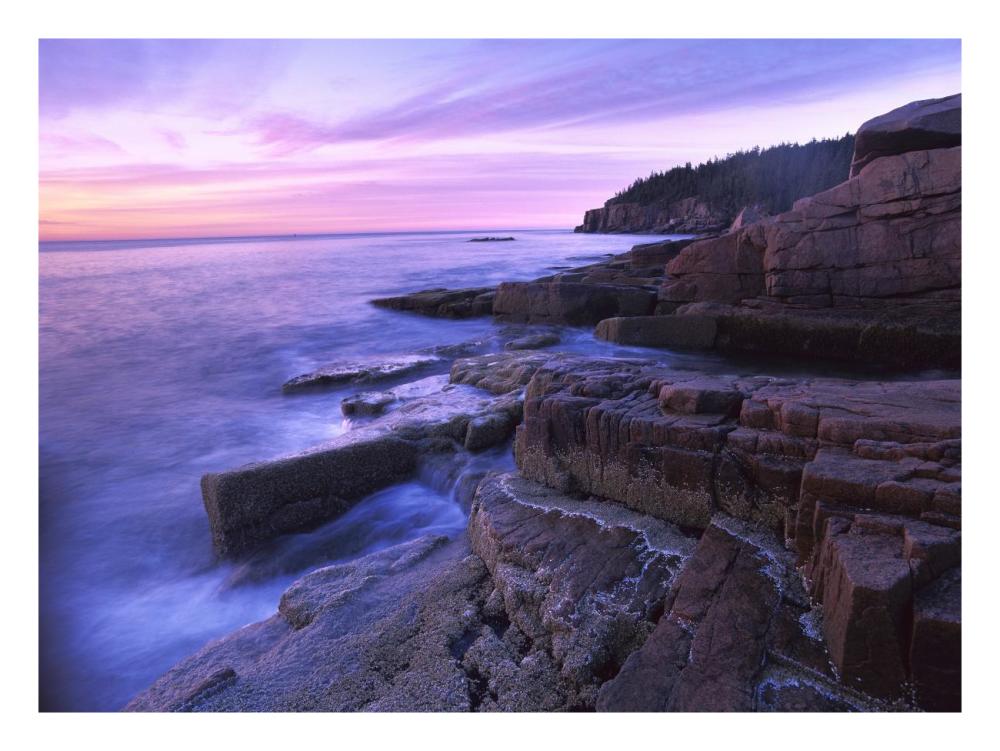 Atlantic Coast Near Thunder Hole, Acadia National Park, Maine-Paper Art-26X20