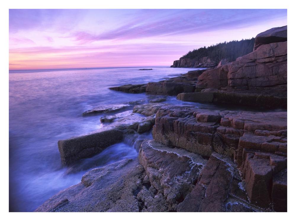Atlantic Coast Near Thunder Hole, Acadia National Park, Maine-Paper Art-34X26