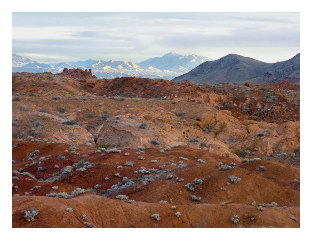 Black Mountains Surrounding Valley Of Fire State Park, Nevada-Paper Art-26X20