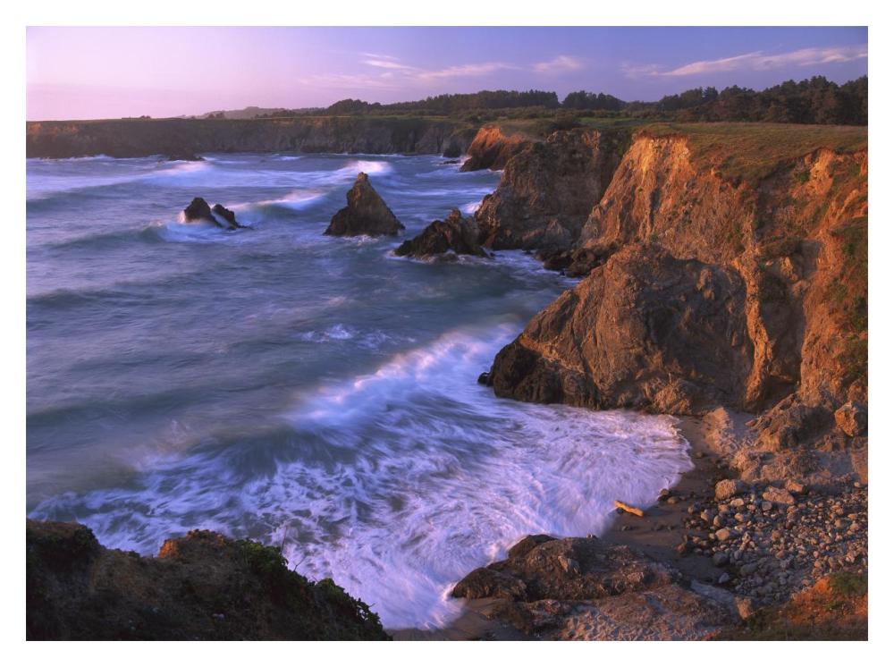 Beach At Jughandle State Reserve, Mendocino County, California-Paper Art-18X14