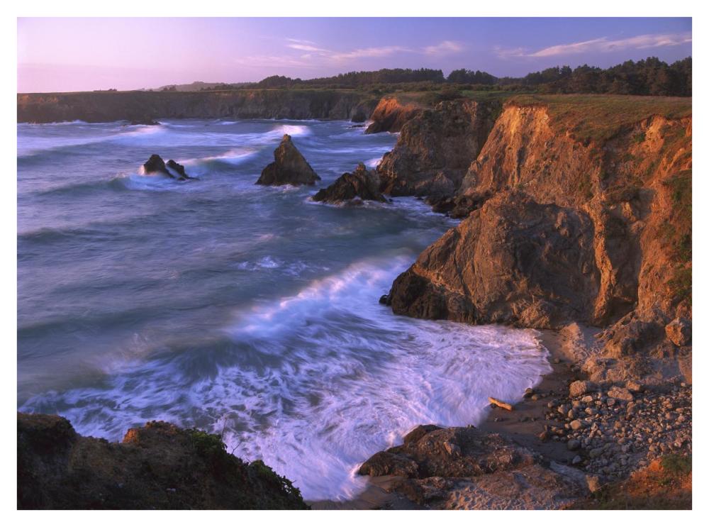 Beach At Jughandle State Reserve, Mendocino County, California-Paper Art-42X32