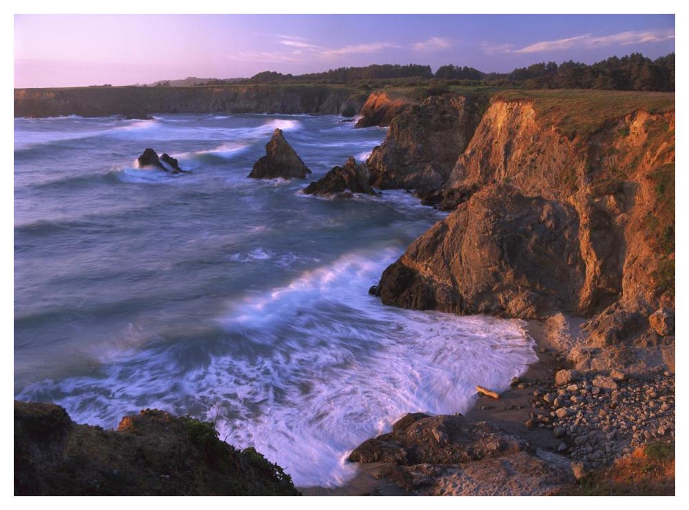 Beach At Jughandle State Reserve, Mendocino County, California-Paper Art-50X38