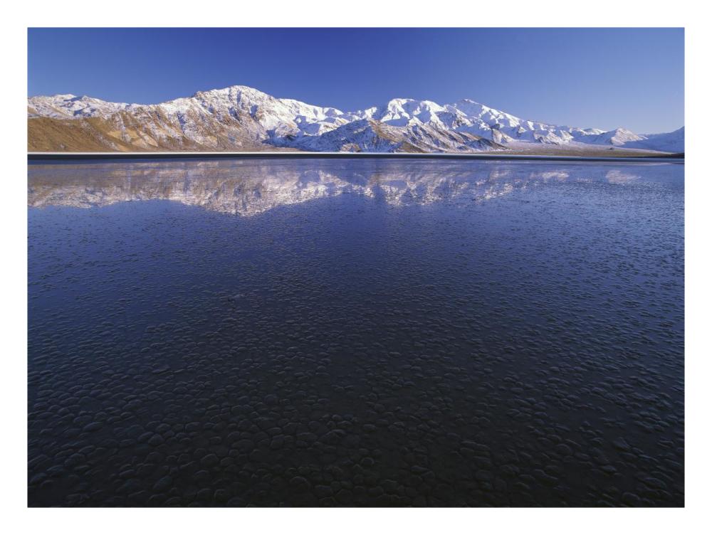Flooded Racetrack Playa, Death Valley National Park, California-Paper Art-26X20