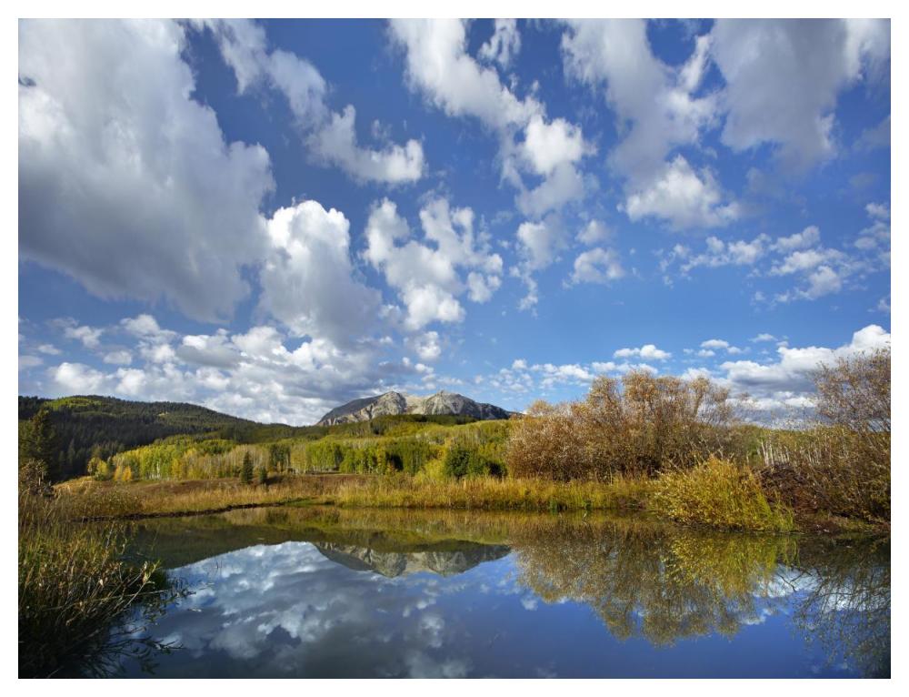 Pond Near East Beckwith Mountain, West Elk Wilderness, Colorado-Paper Art-50X38