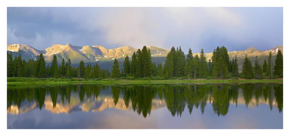 Panorama Of West Needle Mountains, Weminuche Wilderness, Colorado-Paper Art-42X20