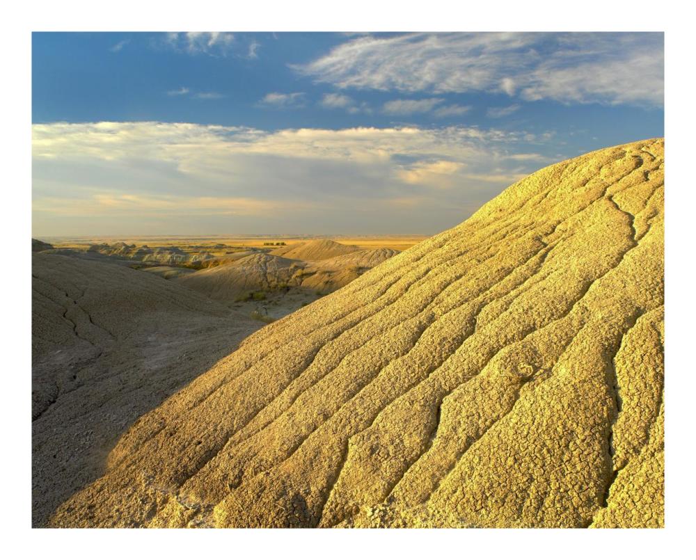 Detail Of Erosional Feature, Badlands National Park, South Dakota-Paper Art-22X18