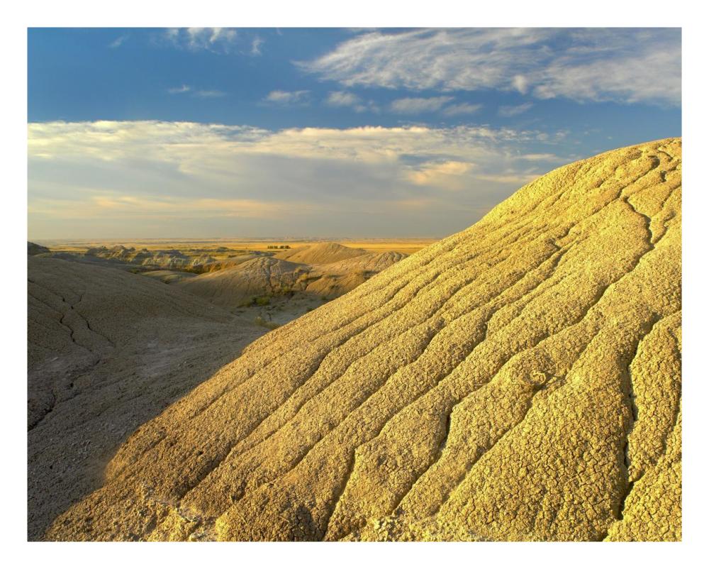 Detail Of Erosional Feature, Badlands National Park, South Dakota-Paper Art-26X22