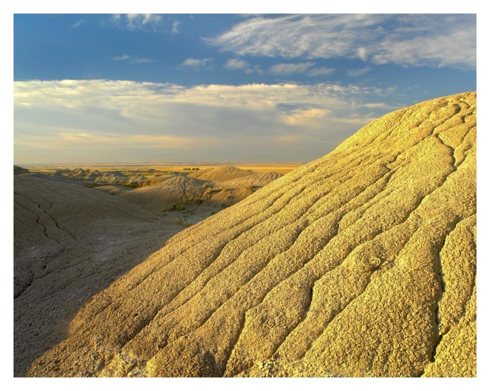 Detail Of Erosional Feature, Badlands National Park, South Dakota-Paper Art-37X30