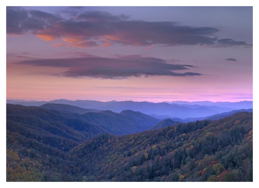 Newfound Gap, Great Smoky Mountains National Park, North Carolina-Paper Art-42X32