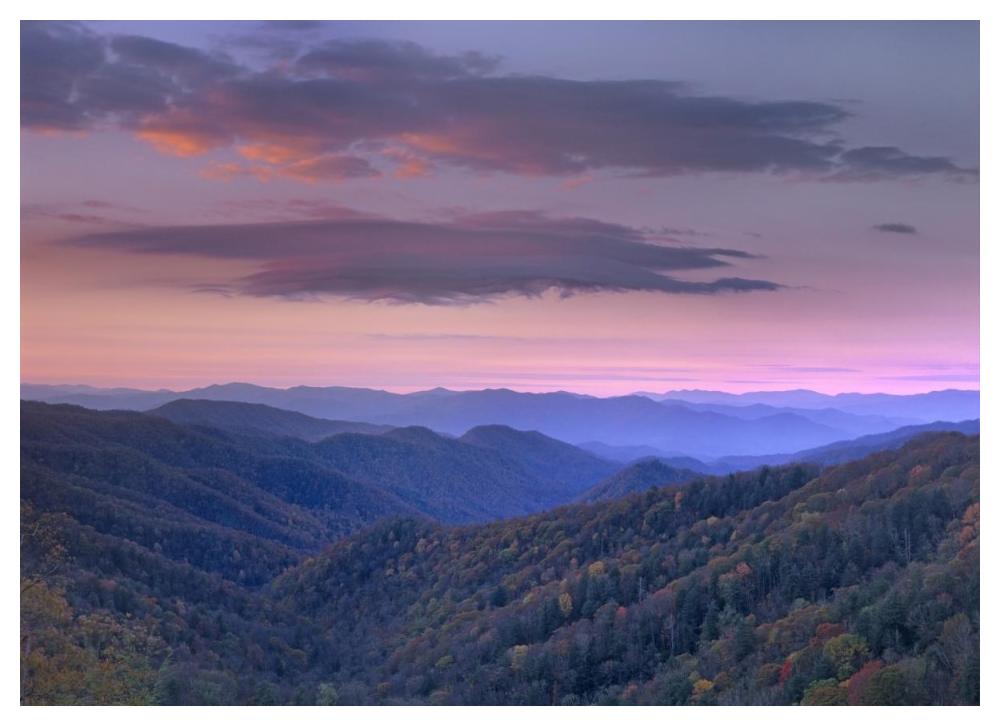 Newfound Gap, Great Smoky Mountains National Park, North Carolina-Paper Art-50X38