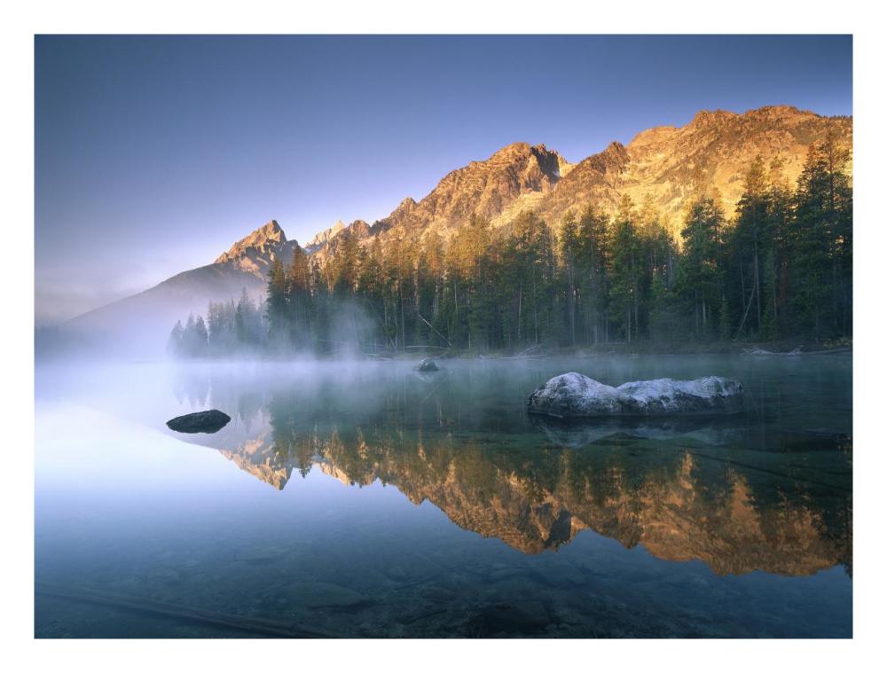 The Teton Range At String Lake, Grand Teton National Park, Wyoming-Paper Art-26X20