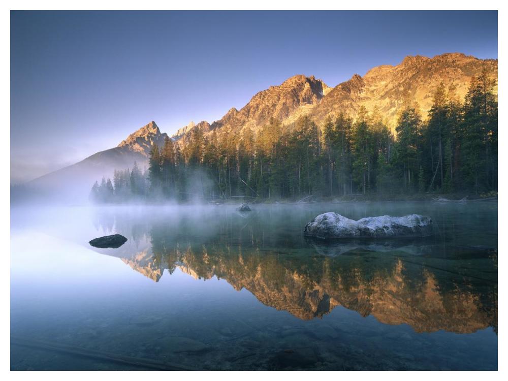The Teton Range At String Lake, Grand Teton National Park, Wyoming-Paper Art-50X38