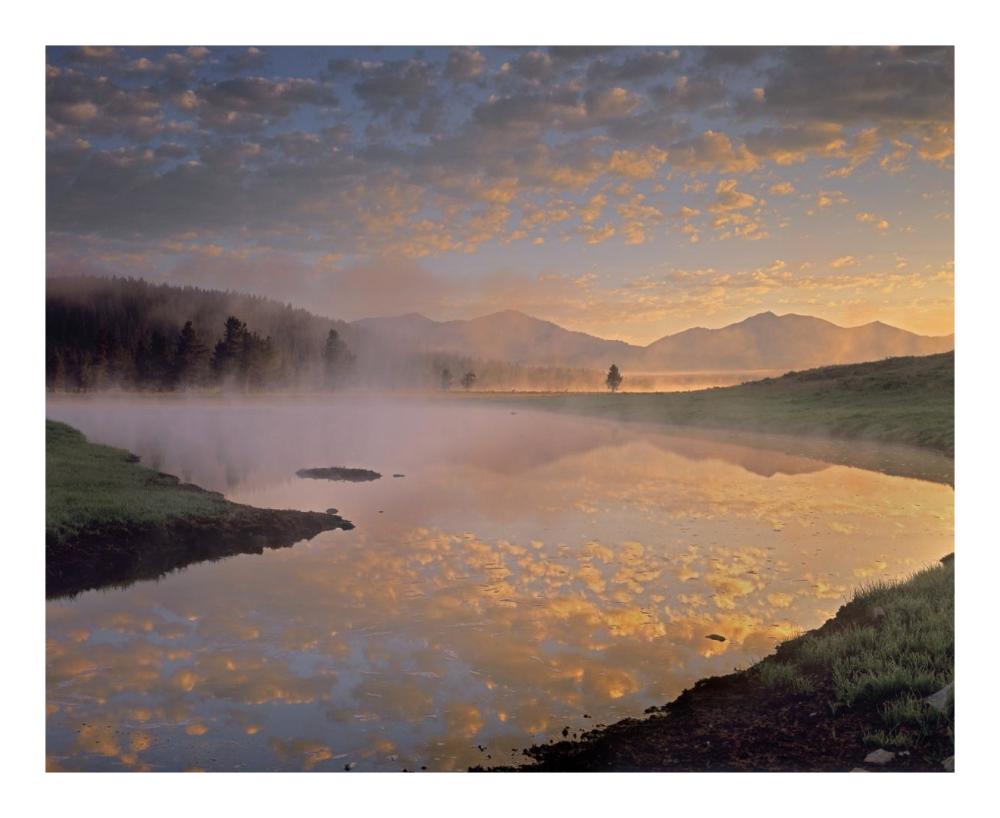 Absaroka Range From Alum Creek, Yellowstone National Park, Wyoming-Paper Art-22X18