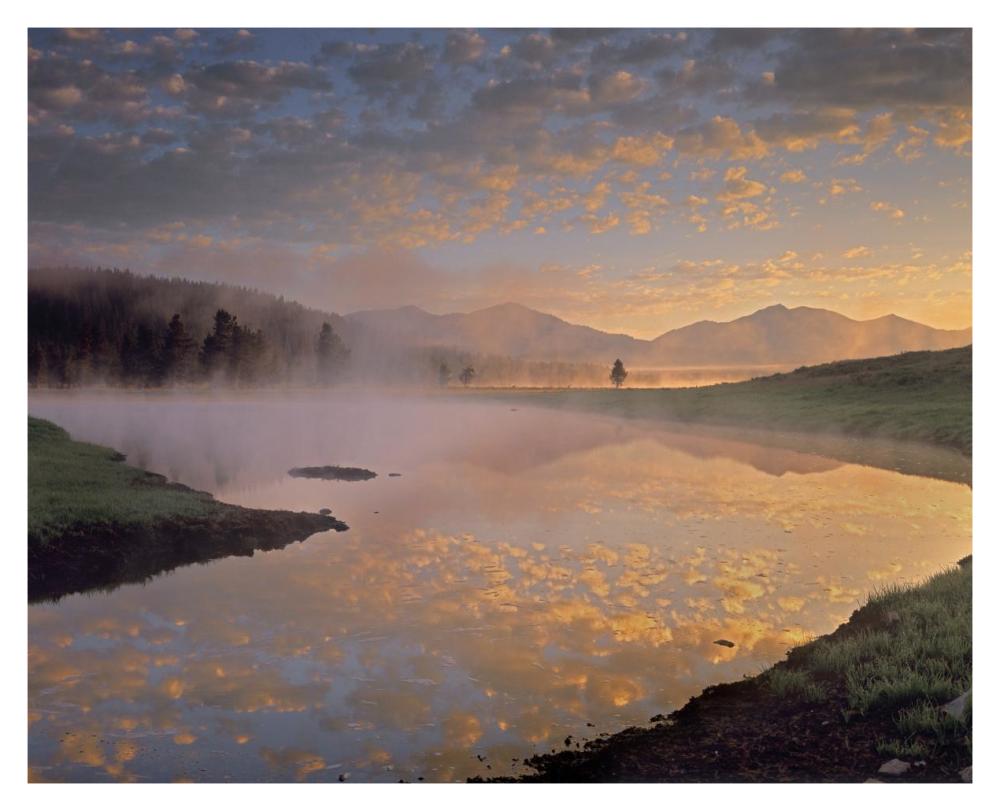 Absaroka Range From Alum Creek, Yellowstone National Park, Wyoming-Paper Art-37X30