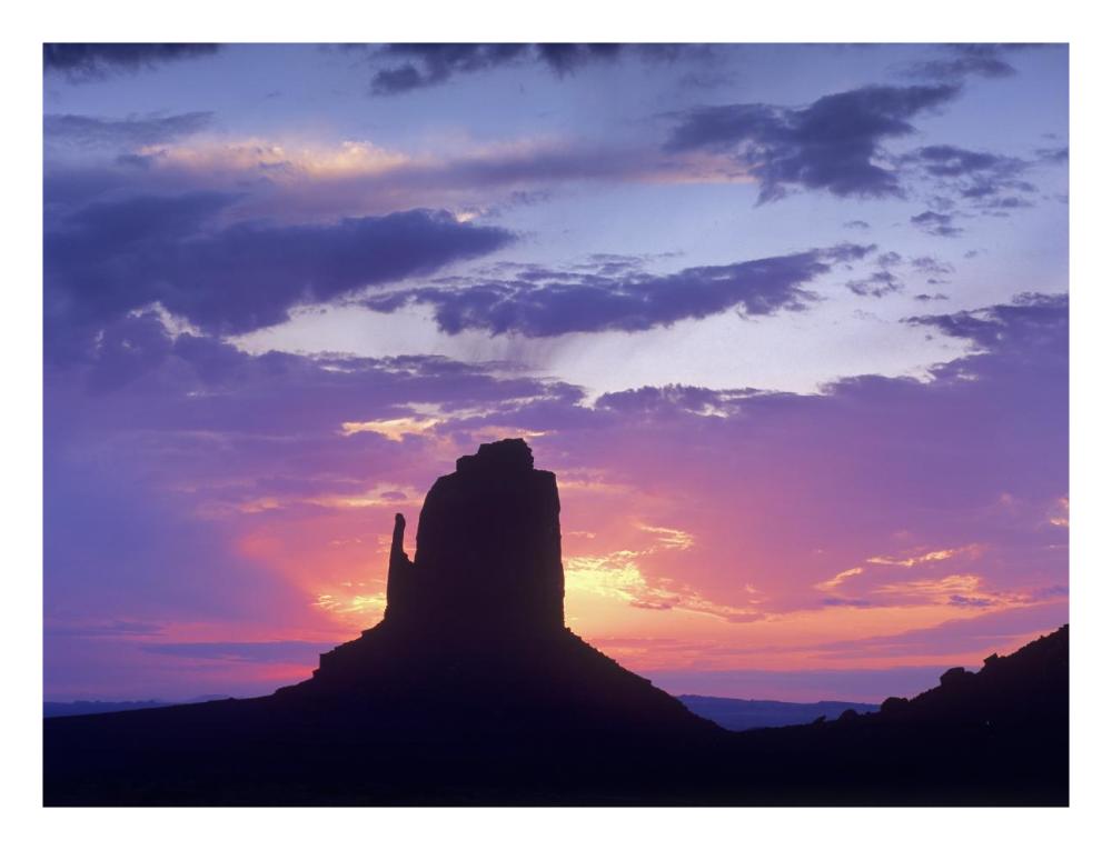 East And West Mittens, Buttes At Sunrise, Monument Valley, Arizona-Paper Art-26X20