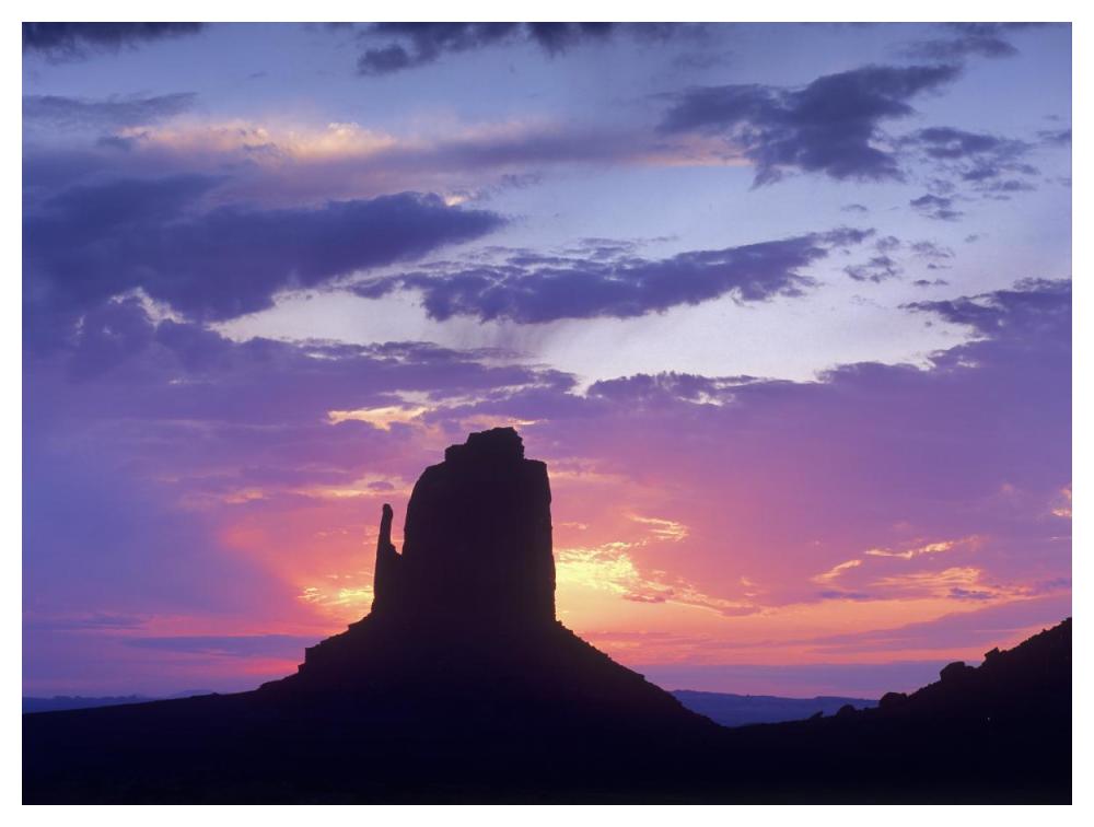 East And West Mittens, Buttes At Sunrise, Monument Valley, Arizona-Paper Art-50X38