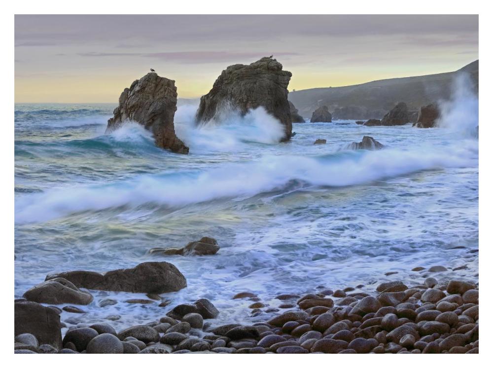 Cove And Seastacks Near Garrapata State, Beach Big Sur, California-Paper Art-18X14