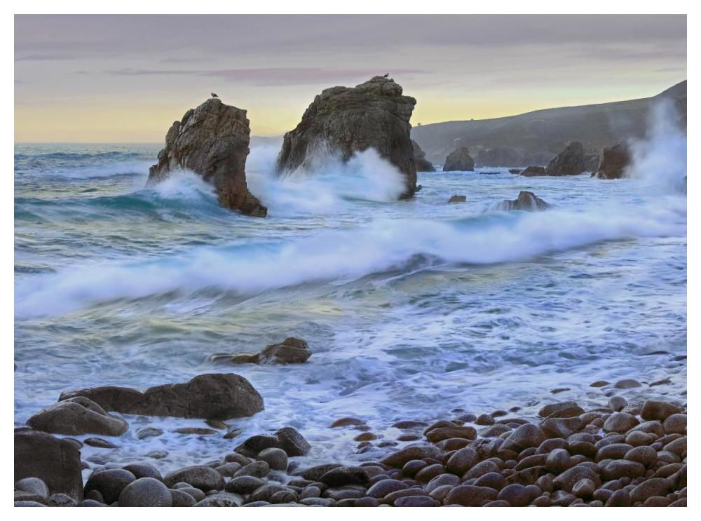 Cove And Seastacks Near Garrapata State, Beach Big Sur, California-Paper Art-50X38