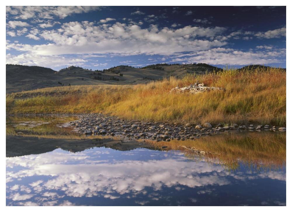 Absaroka Range And Slough Creek, Yellowstone National Park, Wyoming-Paper Art-50X38