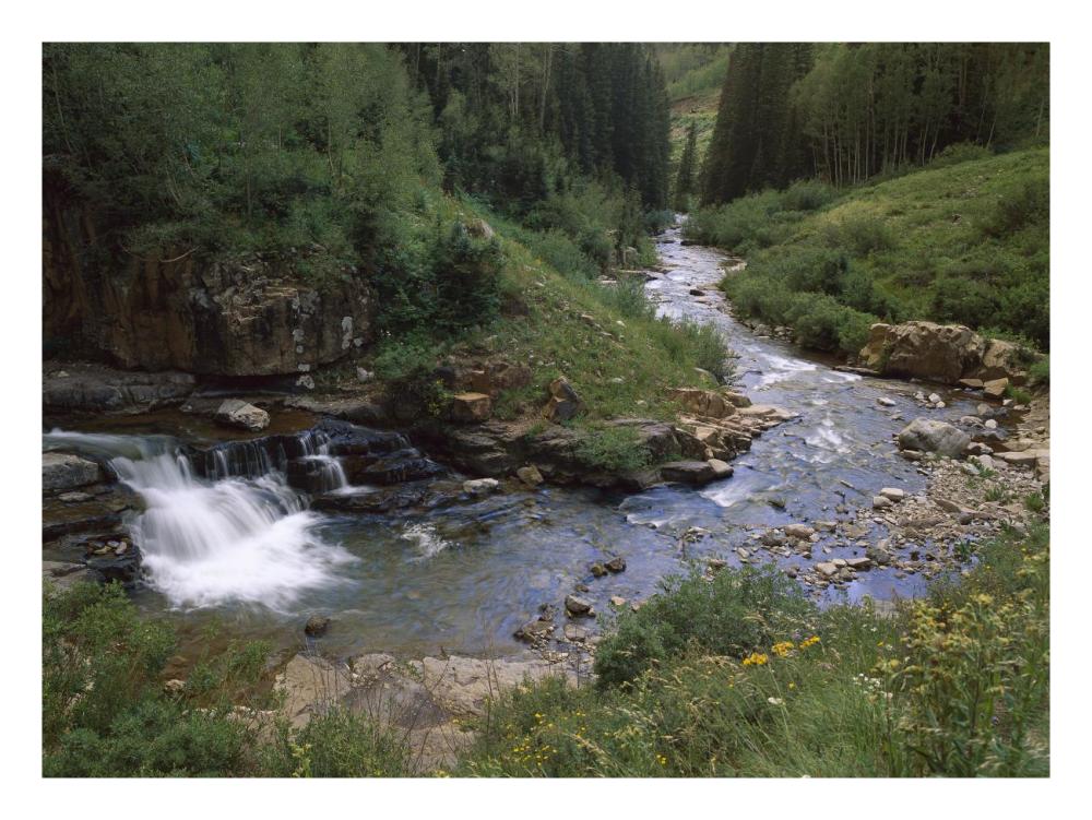 La Plata River, La Plata Canyon, San Juan National Forest, Colorado-Paper Art-26X20