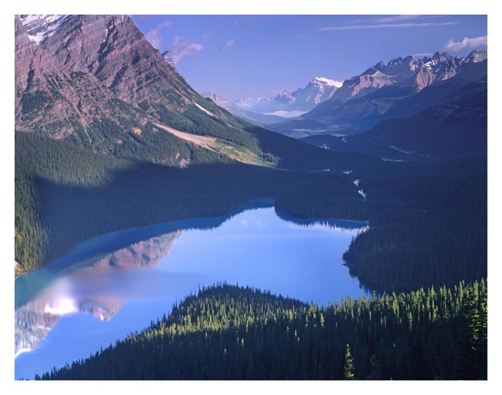 Mount Patterson At Peyto Lake, Banff National Park, Alberta, Canada-Paper Art-18X14