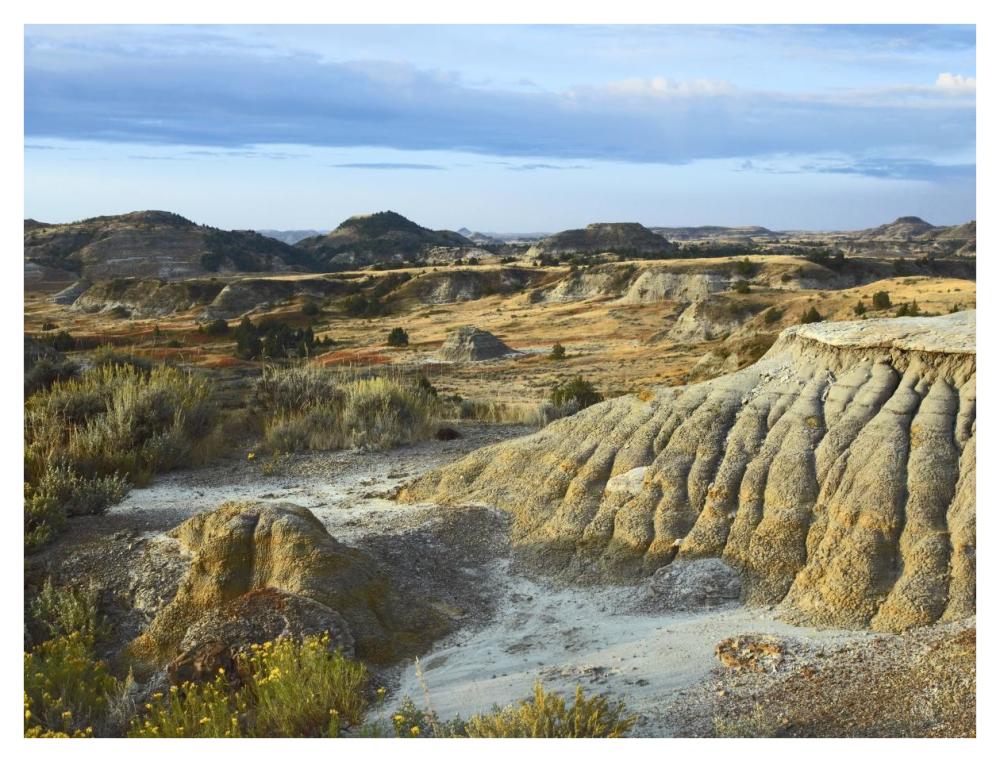 Badlands, South Unit, Theodore Roosevelt National Park, North Dakota-Paper Art-42X32