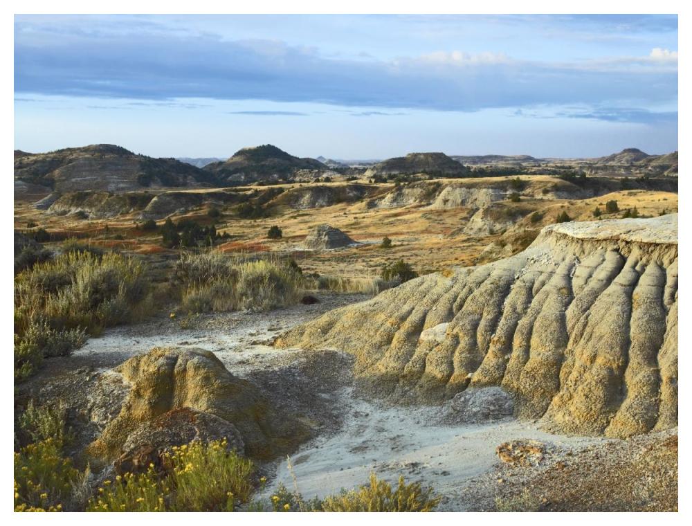 Badlands, South Unit, Theodore Roosevelt National Park, North Dakota-Paper Art-50X38