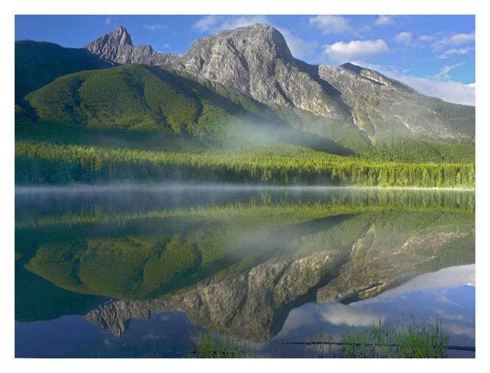 The Wedge Overlooking Wedge Pond, Kananaskis Country, Alberta, Canada-Paper Art-34X26