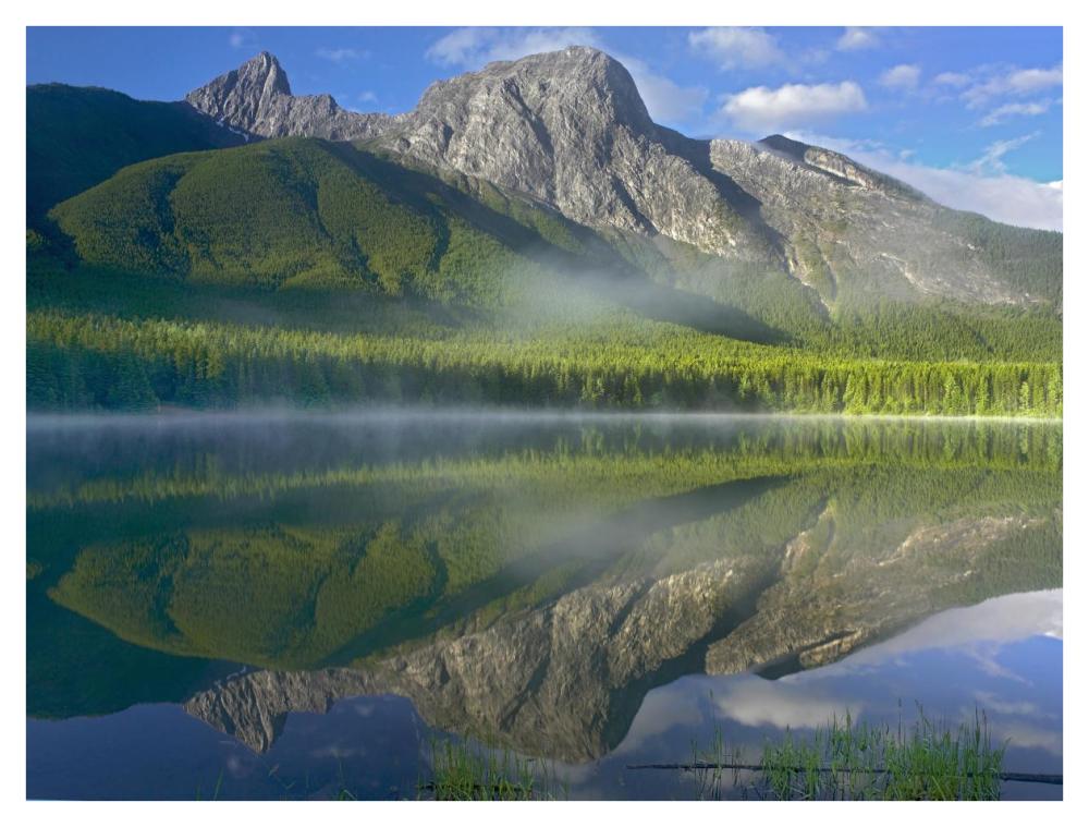 The Wedge Overlooking Wedge Pond, Kananaskis Country, Alberta, Canada-Paper Art-42X32