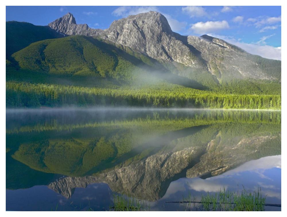 The Wedge Overlooking Wedge Pond, Kananaskis Country, Alberta, Canada-Paper Art-50X38