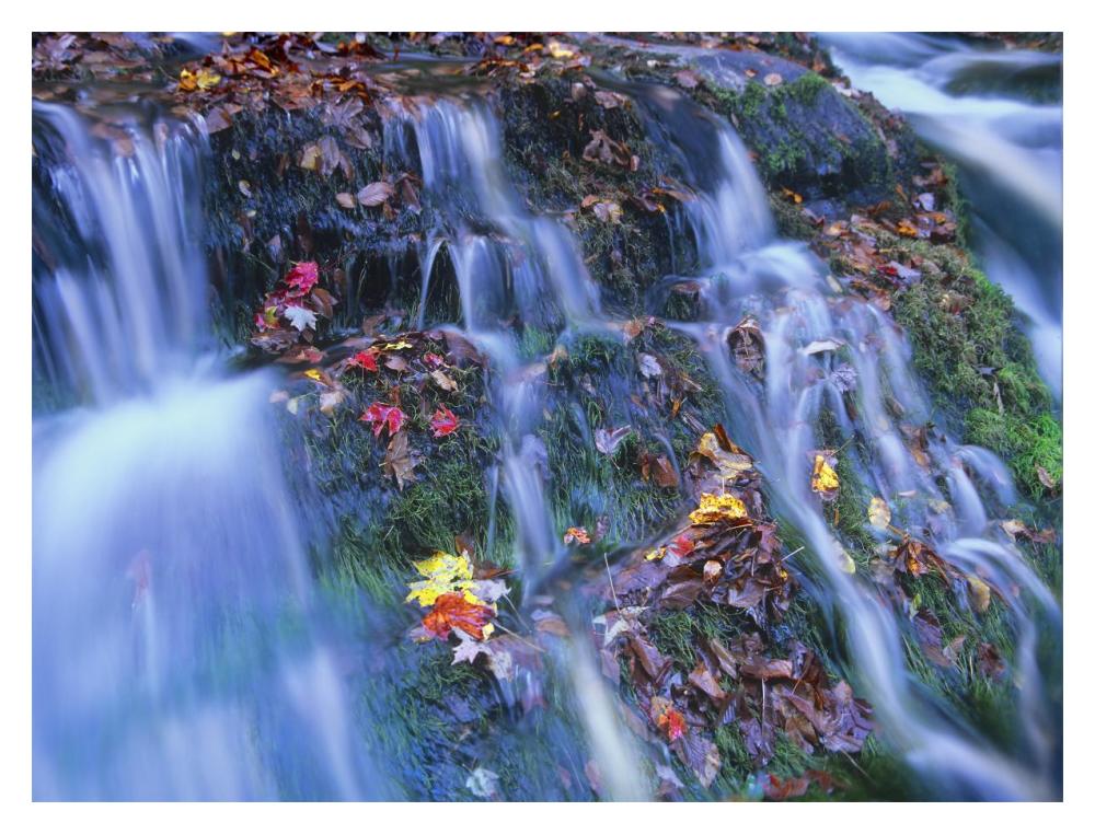 Laurel Creek Cascades, Great Smoky Mountains National Park, Tennessee-Paper Art-18X14