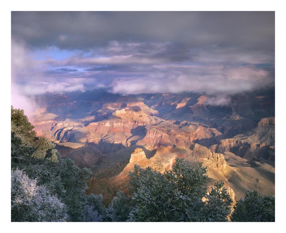 Clearing Skies Over The South Rim, Grand Canyon National Park, Arizona-Paper Art-26X22