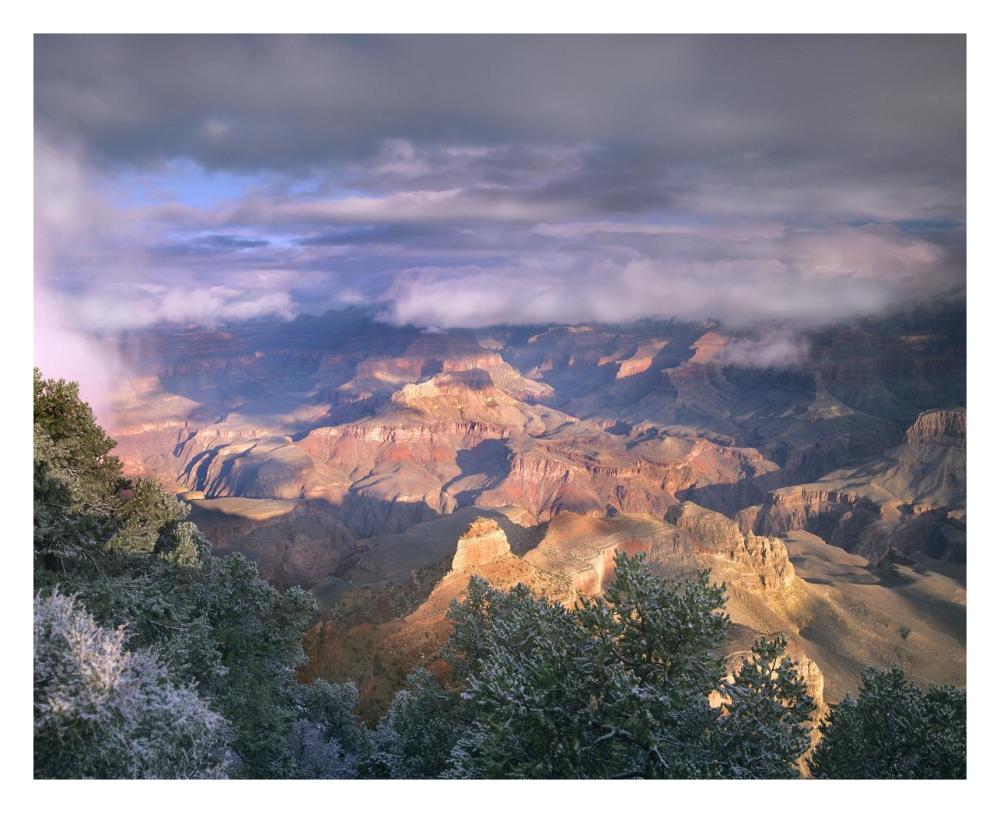 Clearing Skies Over The South Rim, Grand Canyon National Park, Arizona-Paper Art-30X24