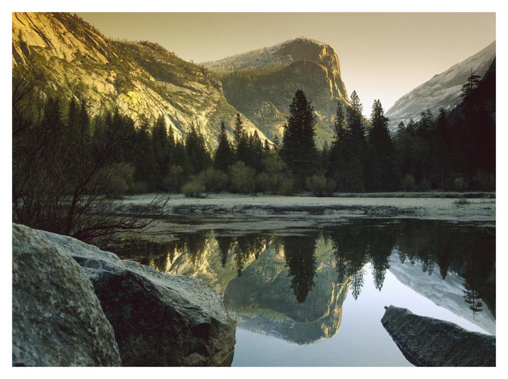 Mt Watkins Reflected In Mirror Lake, Yosemite National Park, California-Paper Art-42X32