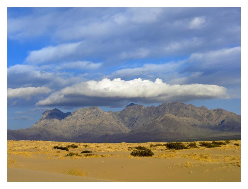 Providence Mountains, Kelso Dunes, Mojave National Preserve, California-Paper Art-18X14