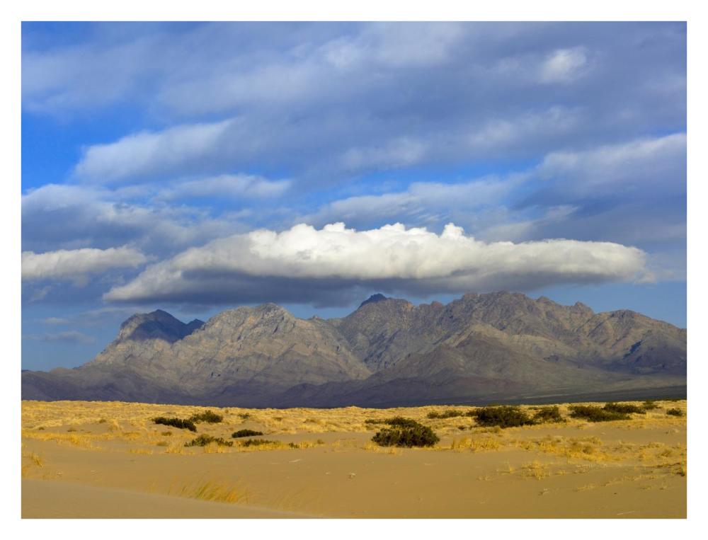 Providence Mountains, Kelso Dunes, Mojave National Preserve, California-Paper Art-34X26