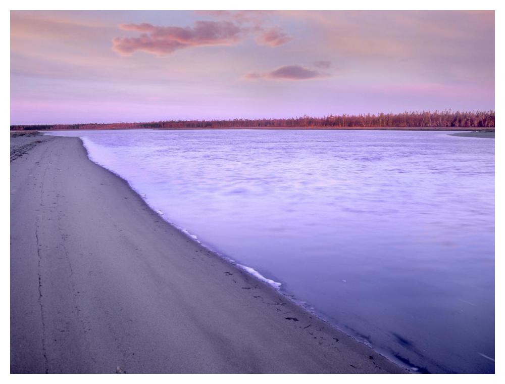 River Of Many Tides, Kouchabouguac National Park, New Brunswick, Canada-Paper Art-50X38