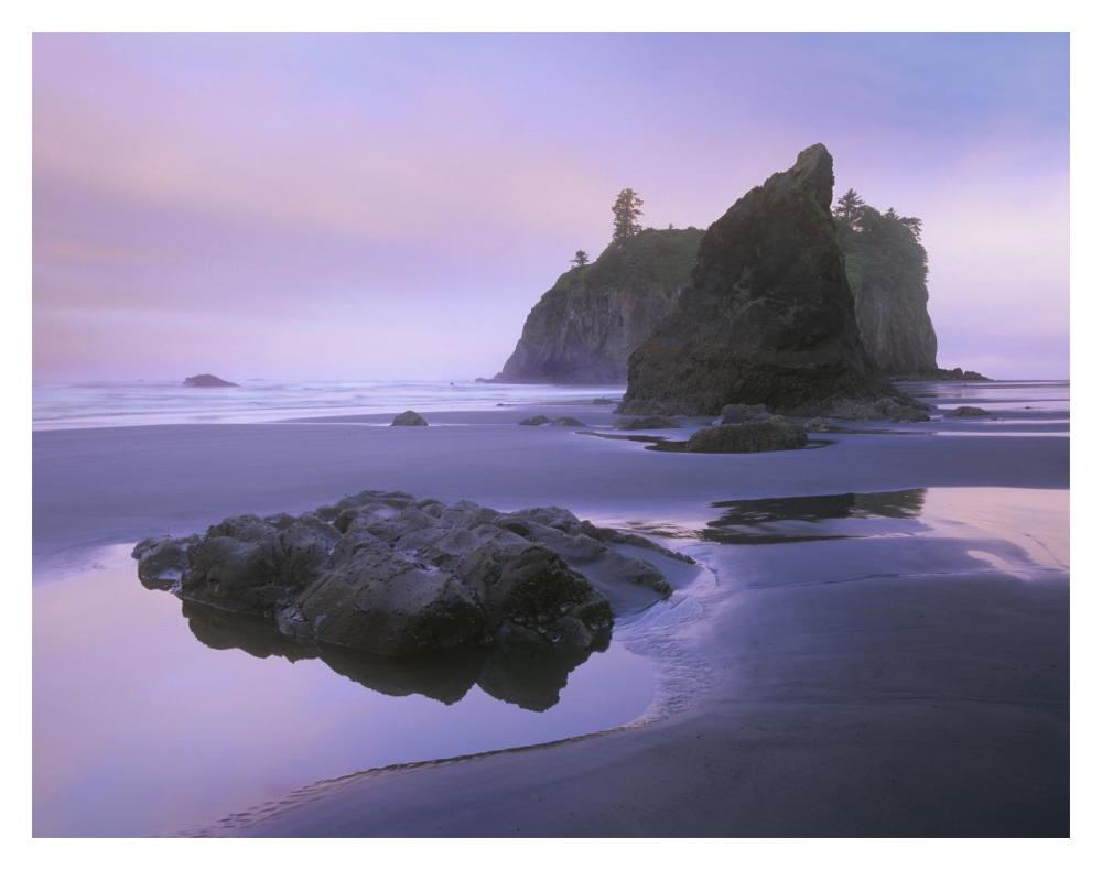 Ruby Beach With Seastacks And Boulders, Olympic National Park, Washington-Paper Art-18X14