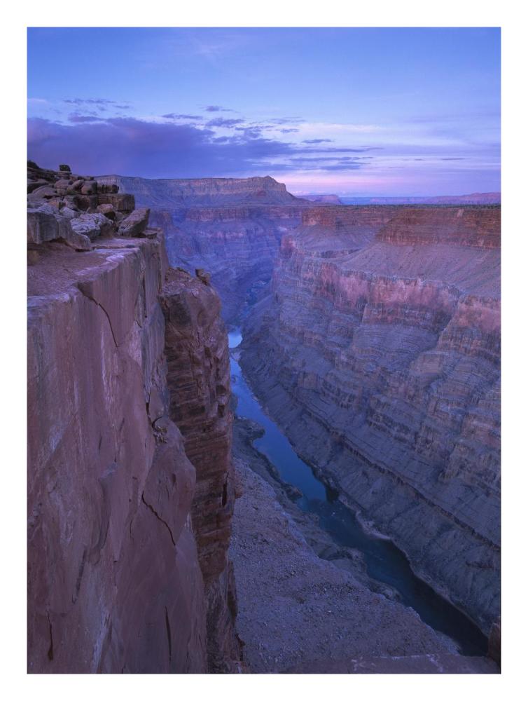 Colorado River From Toroweap Overlook, Grand Canyon National Park, Arizona-Paper Art-20X26